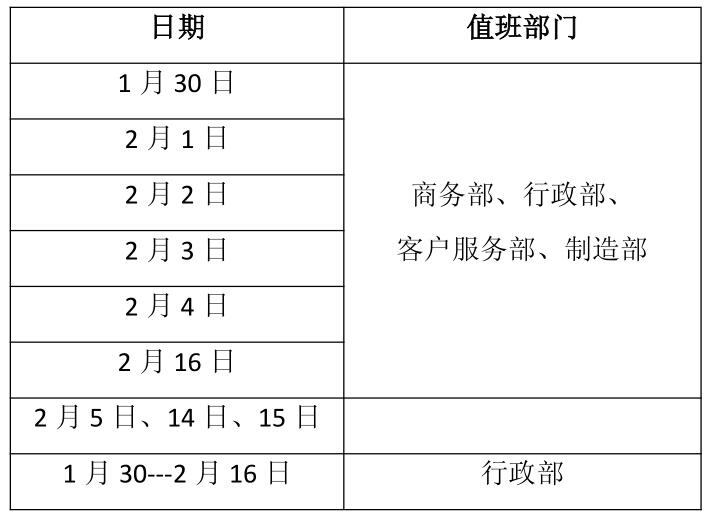 2016年春節放假通知(圖1)